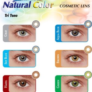 Natural Color 3 tone Contact Lens