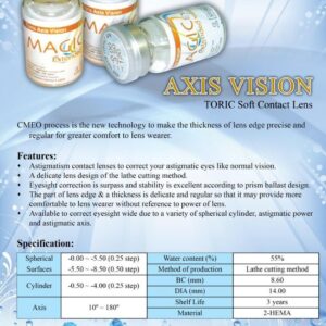 Axis Vision Toric Contact Lens Extended Wear Made In Korea
