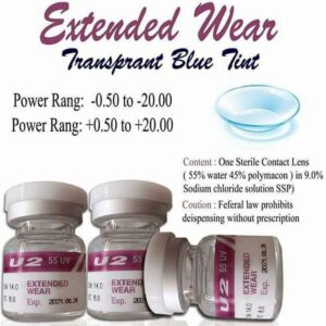 U2 55% Extended Wear Contact Lens Made In USA
