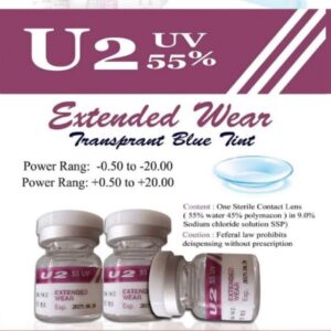 U2 55% Extended Wear Contact Lens Made In USA