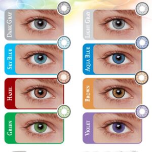 US Vision 2 Tone Contact Lens Made In USA